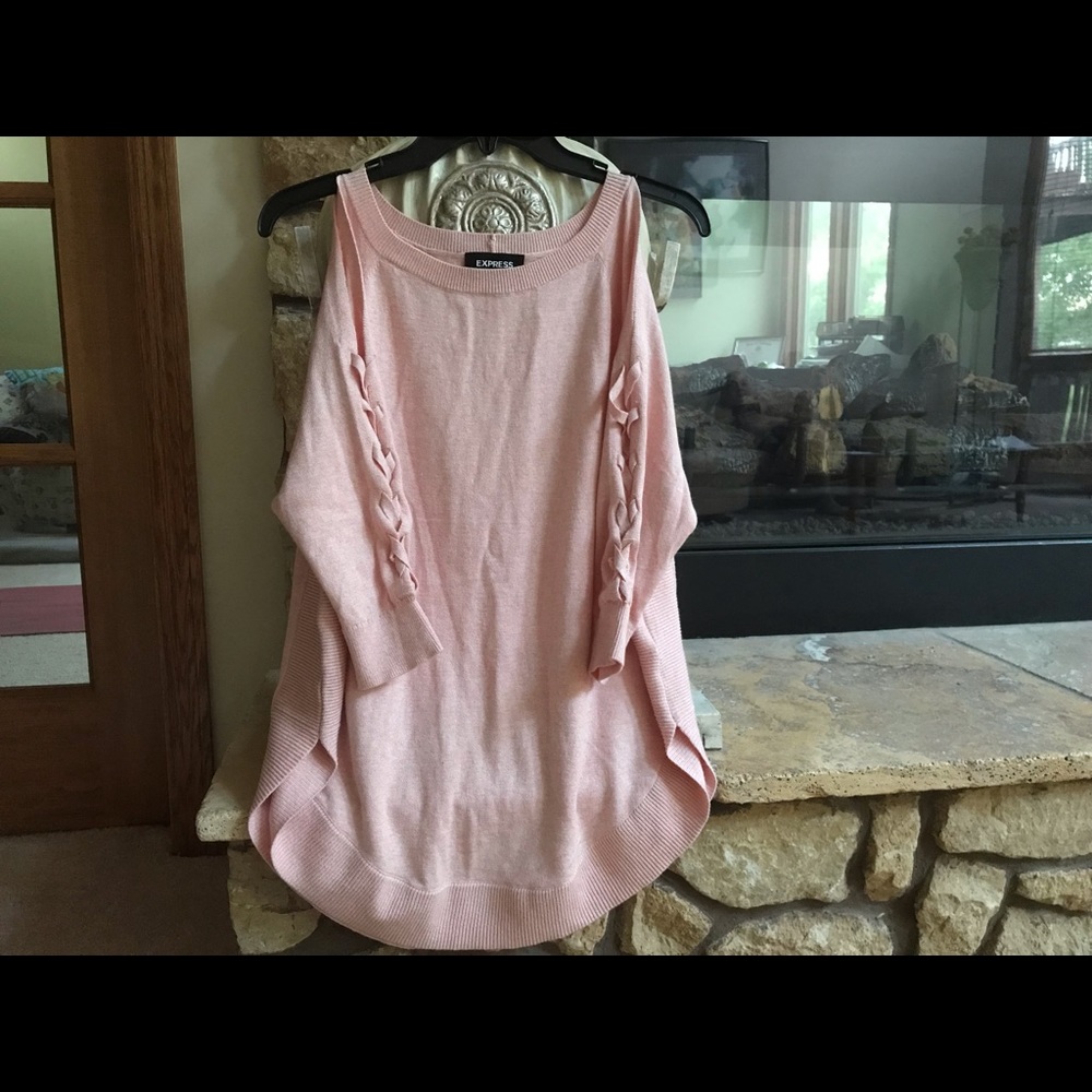 Express Cold Shoulder Sweater